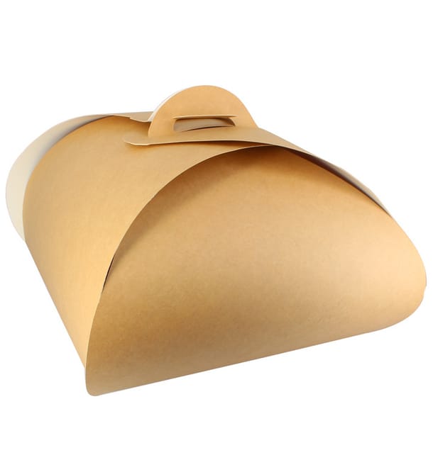 Caja de Cartón Kraft Mariposa Para Tarta 26x26x20cm (25 Uds) Caja de Cartón Kraft Mariposa Para Tarta 26x26x20cm (25 Uds)