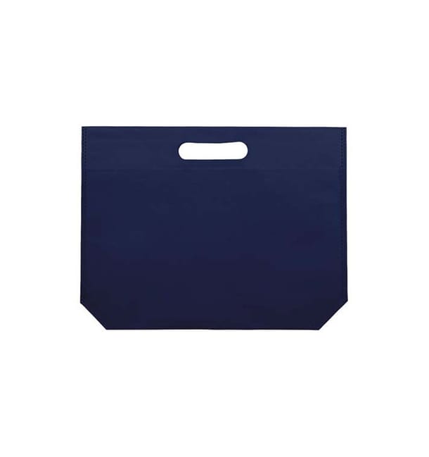 Bolsa Reutilizable Troquelada TNT Azul Marino 34+8x26cm 80g (25 Uds) Bolsa Reutilizable Troquelada TNT Azul Marino 34+8x26cm 80g (25 Uds)