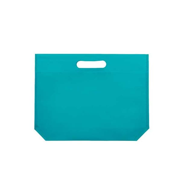 Bolsa Reutilizable Troquelada TNT Aguamarina 34+8x26cm 80g (25 Uds) Bolsa Reutilizable Troquelada TNT Aguamarina 34+8x26cm 80g (25 Uds)