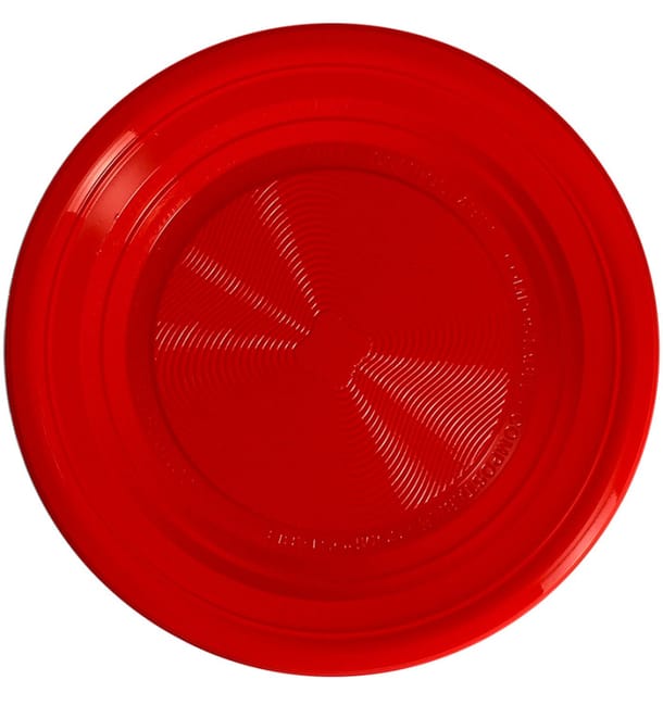 Plato Almidón de Maíz PLA Llano Rojo Ø170 mm (425 Uds) Plato Almidón de Maíz PLA Llano Rojo Ø170 mm (425 Uds)