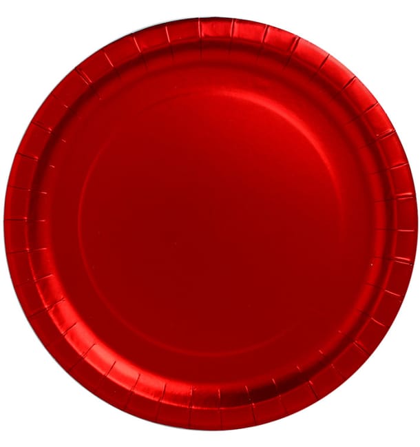 Plato de Carton Redondo "Party" Rojo 330mm (3 Uds) Plato de Carton Redondo "Party" Rojo 330mm (3 Uds)