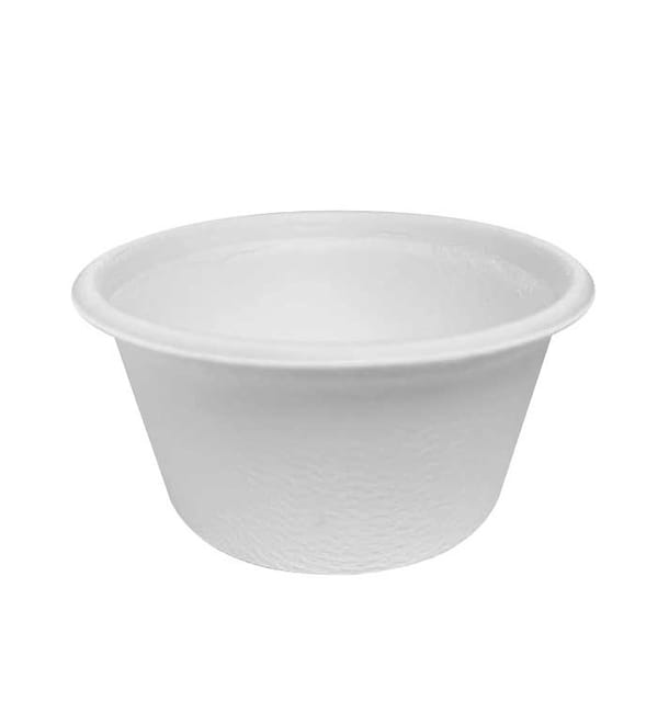 Tarrina de Caña de Azucar Blanca 55ml (1000 Uds) Tarrina de Caña de Azucar Blanca 55ml (1000 Uds)