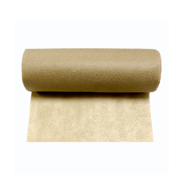 Mantel Rollo TNT Plus Crema/Beige 0,4x50m 60g P30cm (6 Uds) Mantel Rollo TNT Plus Crema/Beige 0,4x50m 60g P30cm (6 Uds)