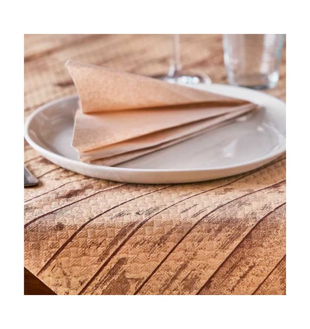 Mantel Papel Cortado 1x1m Kraft "Madera" 40g (400 Uds) Mantel Papel Cortado 1x1m Kraft "Madera" 40g (400 Uds)