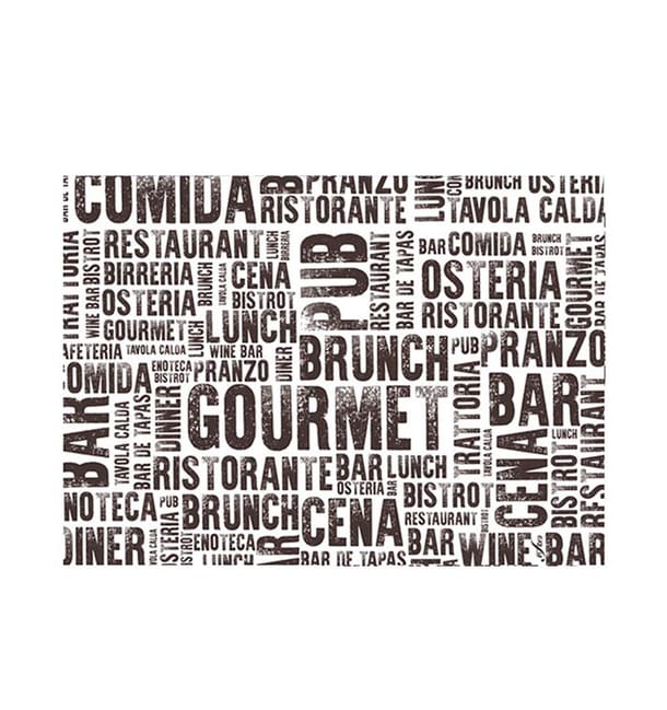 Mantel Individual Papel 30x40cm "Gourmet" 40g (1.000 Uds) Mantel Individual Papel 30x40cm "Gourmet" 40g (1.000 Uds)