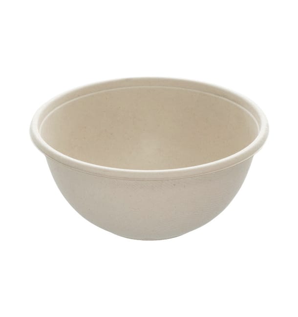 Bol de Caña de Azucar "Buddha" 1000ml Ø17x8cm (75 Uds) Bol de Caña de Azucar "Buddha" 1000ml Ø17x8cm (75 Uds)
