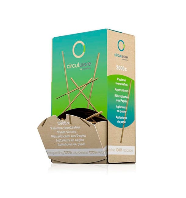 Agitador de Papel para Cafe 110mm (20000 Uds) Agitador de Papel para Cafe 110mm (20000 Uds)