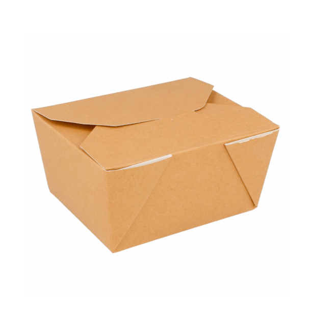 Caja Carton Americana Blanca 19,7x14x9cm 2880ml