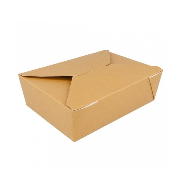 Caja Carton Americana Natural 19,7x14x6,4cm 1980ml (50 Uds) Caja Carton Americana Natural 19,7x14x6,4cm 1980ml (50 Uds)
