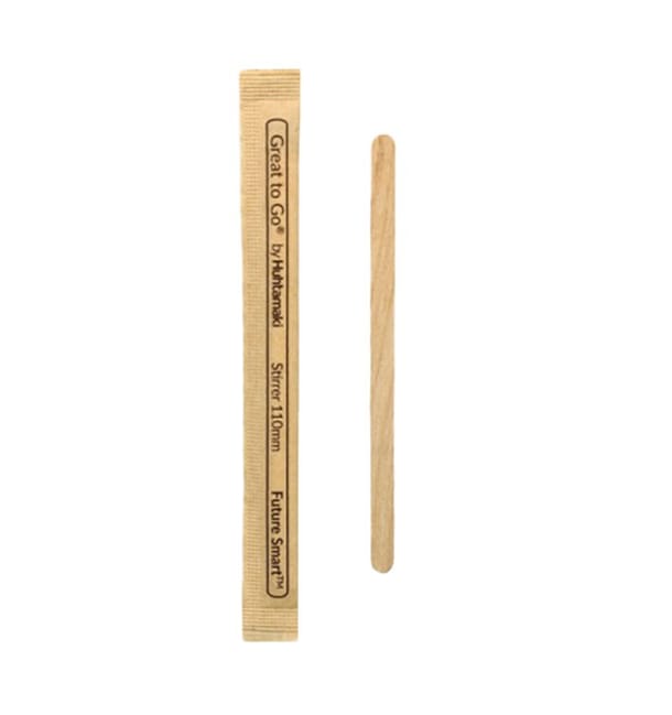 Paletina de Madera para Café Enfundada 11cm (10000 Uds) Paletina de Madera para Café Enfundada 11cm (10000 Uds)