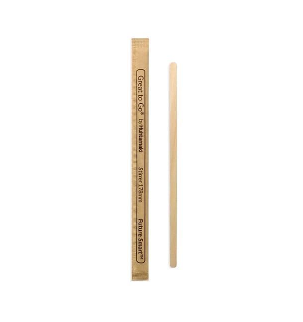 Paletina de Madera para Café Enfundada 17,8cm (1000 Uds) Paletina de Madera para Café Enfundada 17,8cm (1000 Uds)
