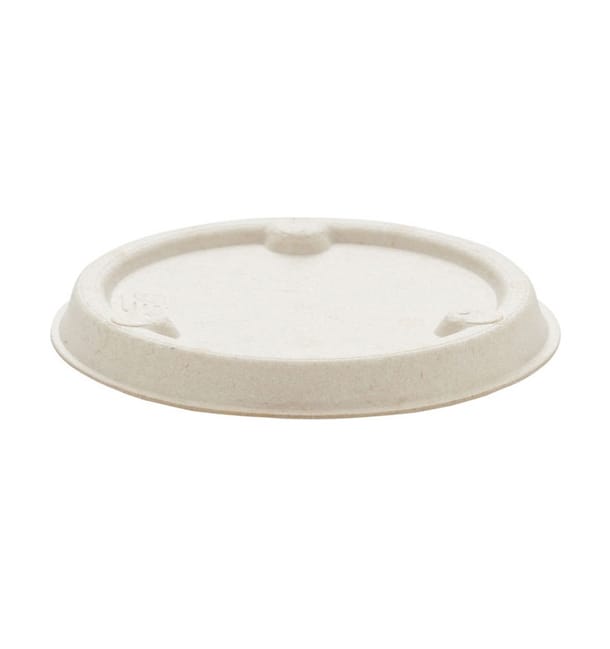 Tapa Tarrina 60ml Caña de Azúcar Natural Ø6,0cm (100 Uds) Tapa Tarrina 60ml Caña de Azúcar Natural Ø6,0cm (100 Uds)