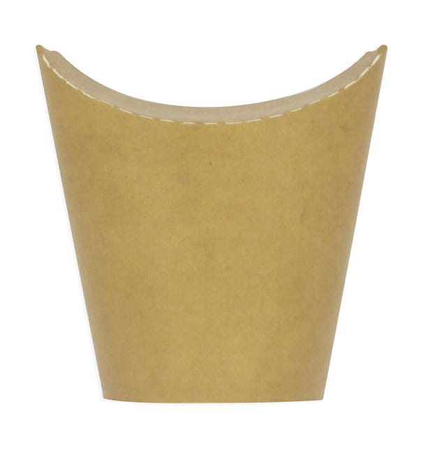 Vaso Antigrasa Carton Efecto Kraft con Solapa 14Oz/420ml (1000 Uds) Vaso Antigrasa Carton Efecto Kraft con Solapa 14Oz/420ml (1000 Uds)