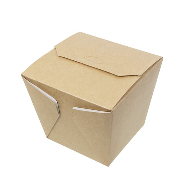 Caja de Comida para Llevar Wok Kraft 7120ml (20 Uds) Caja de Comida para Llevar Wok Kraft 7120ml (20 Uds)