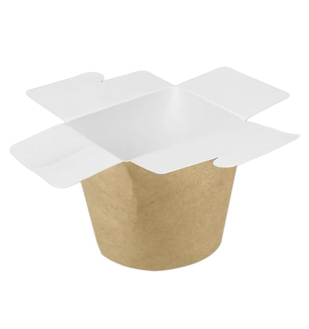 Envase Comida para Llevar 100% Bio Kraft 26Oz/780ml (500 Uds) Envase Comida para Llevar 100% Bio Kraft 26Oz/780ml (500 Uds)