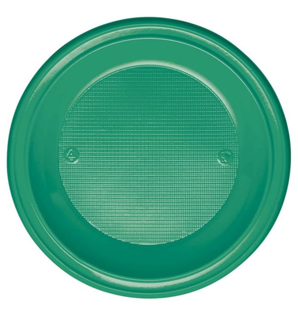 Plato de Plástico PS Hondo Transparente Ø220mm (600 Uds)