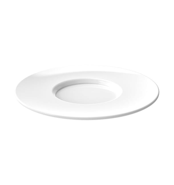 Plato Reutilizable SAN para Taza "Cappuccino" Blanco 166ml (36 Uds) Plato Reutilizable SAN para Taza "Cappuccino" Blanco 166ml (36 Uds)