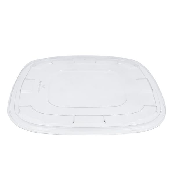 Tapa de Plástico rPET Transparente de 17x17cm (300 uds) Tapa de Plástico rPET Transparente de 17x17cm (300 uds)