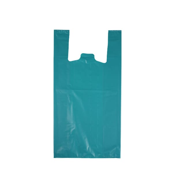 Bolsa Plástico Camiseta 70% Reciclado “Colors” Azul 42x53cm G200 (1.000 Uds) Bolsa Plástico Camiseta 70% Reciclado “Colors” Azul 42x53cm G200 (1.000 Uds)