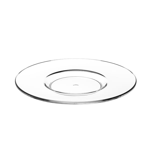 Plato Reutilizable SAN para Taza "Cappuccino" Transparente 166ml (36 Uds)