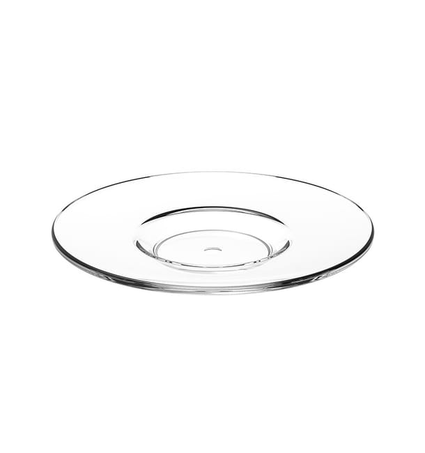 Plato Reutilizable SAN para Taza "Espresso" Transparente 80ml (6 Uds) Plato Reutilizable SAN para Taza "Espresso" Transparente 80ml (6 Uds)