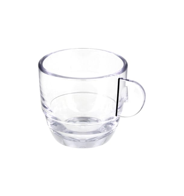 Taza Reutilizable SAN "Espresso" Transparente 80ml (36 Uds) Taza Reutilizable SAN "Espresso" Transparente 80ml (36 Uds)