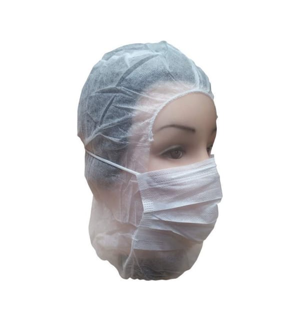 Gorro Integral en Polipropileno Blanco (500 Uds) Gorro Integral en Polipropileno Blanco (500 Uds)