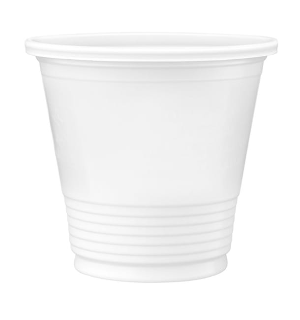 Vaso de Plastico PS Blanco 80 ml (50 Uds) Vaso de Plastico PS Blanco 80 ml (50 Uds)