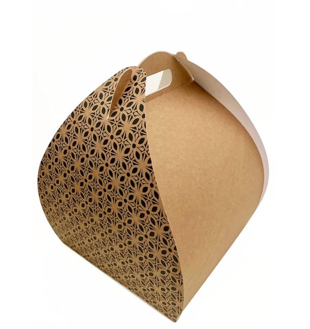 Caja Mariposa Para Tarta Alta Kraft 28x28x32cm (25 Uds) Caja Mariposa Para Tarta Alta Kraft 28x28x32cm (25 Uds)