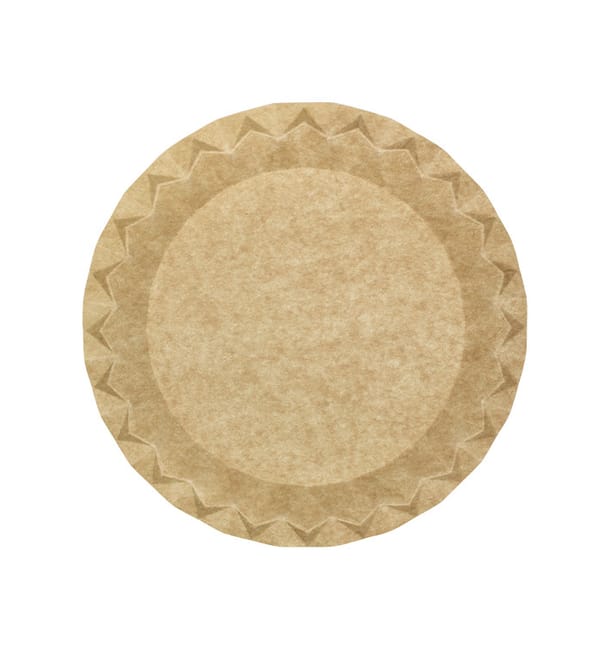 Plato de Cartón Kraft "Flower" Ø23cm 245g/m² (50 Uds) Plato de Cartón Kraft "Flower" Ø23cm 245g/m² (50 Uds)