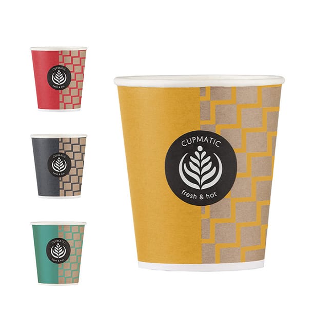 Vaso Carton Cupmatic 6Oz/192ml Ø7,0cm (100 Uds) Vaso Carton Cupmatic 6Oz/192ml Ø7,0cm (100 Uds)