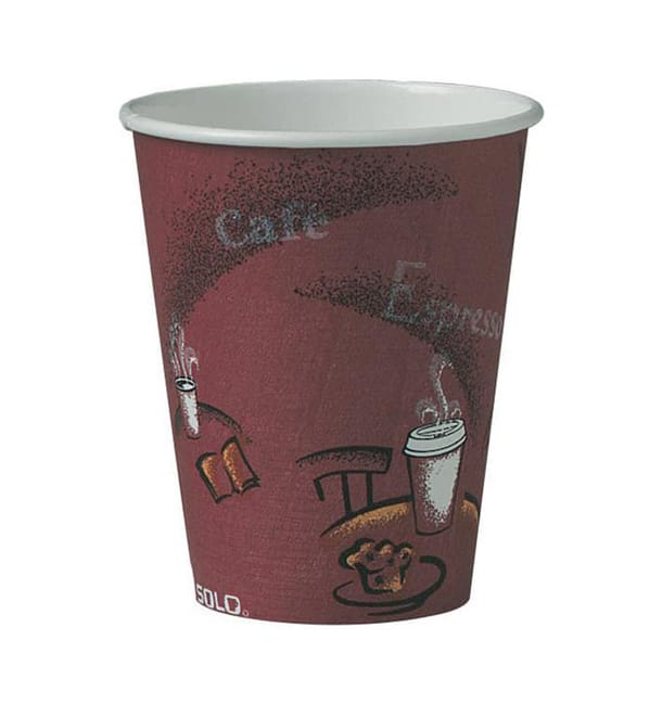Vaso Cartón 10 Oz/300ml "Bistro" Ø8,4cm (1000 Uds) Vaso Cartón 10 Oz/300ml "Bistro" Ø8,4cm (1000 Uds)