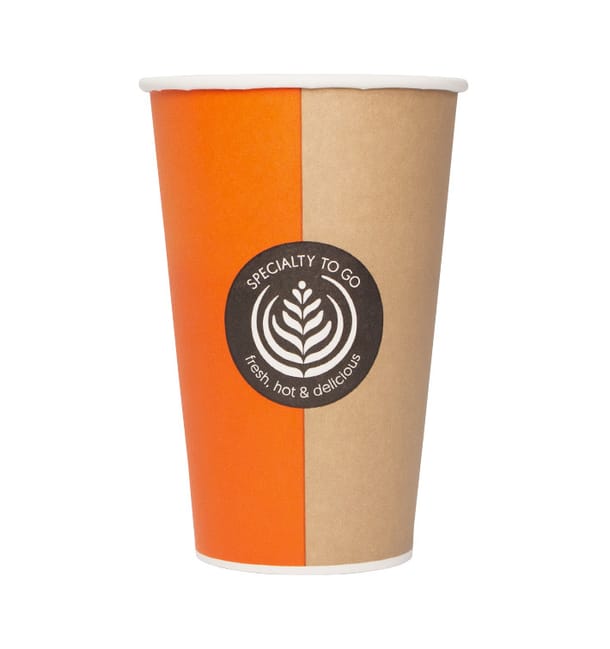 Vaso Cartón 12 Oz/360ml "Specialty to go" Ø8,0cm (55 Uds) Vaso Cartón 12 Oz/360ml "Specialty to go" Ø8,0cm (55 Uds)