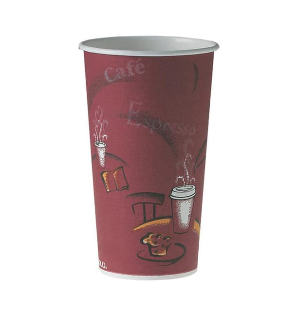 Vaso Cartón 20 Oz/600ml "Bistro" Ø8,9cm (40 Uds) Vaso Cartón 20 Oz/600ml "Bistro" Ø8,9cm (40 Uds)