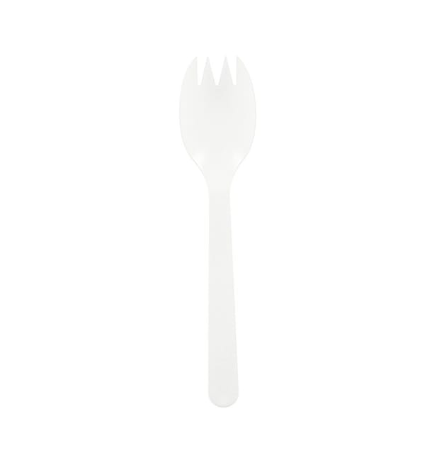 Tenedor Plastico Spork PS 123mm (1.000 Uds) Tenedor Plastico Spork PS 123mm (1.000 Uds)