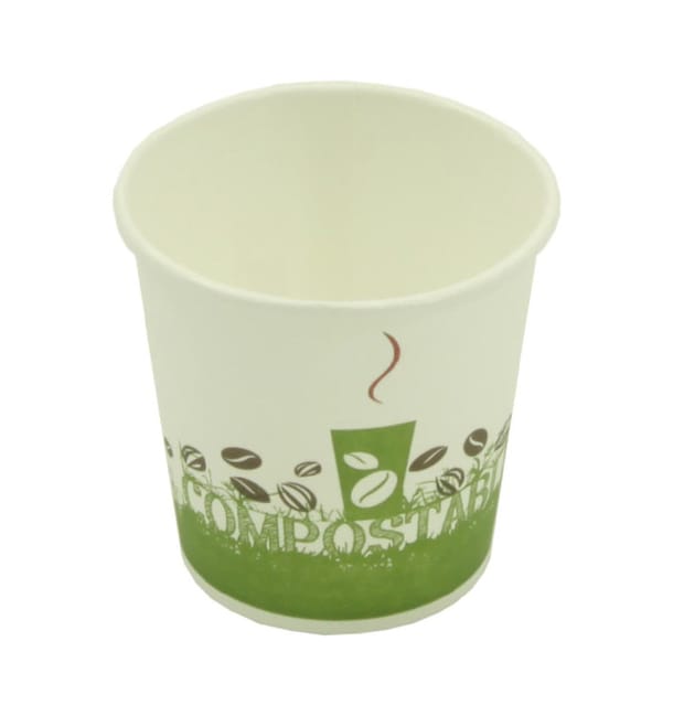 Vaso de Cartón y PLA 4 Oz/100ml (50 Uds) Vaso de Cartón y PLA 4 Oz/100ml (50 Uds)