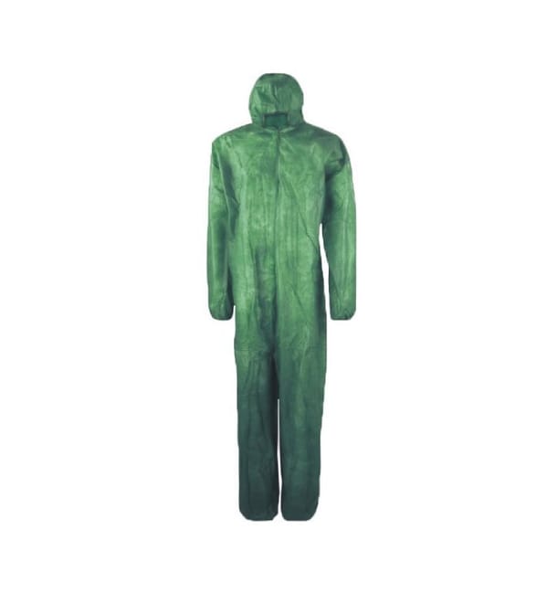 Mono TST PP Con Capucha y Cierre Cremallera Talla XXL Verde (1 Ud) Mono TST PP Con Capucha y Cierre Cremallera Talla XXL Verde (1 Ud)