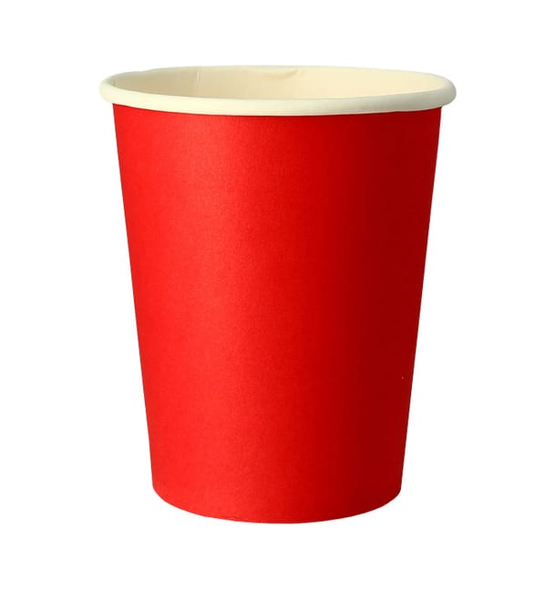 Vaso Cartón 9 Oz/240ml Rojo "Party" (10 Uds) Vaso Cartón 9 Oz/240ml Rojo "Party" (10 Uds)