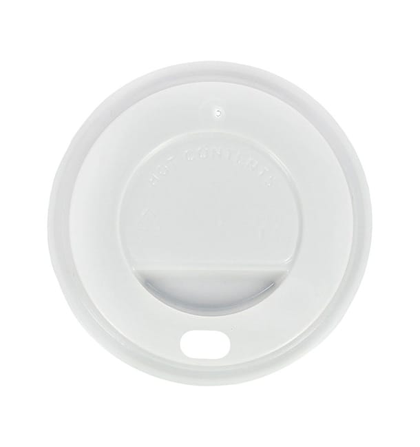 Tapa Travel con Agujero PS para Vaso Cartón 7Oz Blanca Ø7,2cm (100 Uds) Tapa Travel con Agujero PS para Vaso Cartón 7Oz Blanca Ø7,2cm (100 Uds)