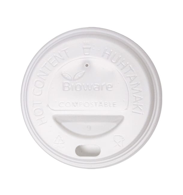Tapa Travel CPLA para Vaso Cartón Ø6,2cm (100 Uds) Tapa Travel CPLA para Vaso Cartón Ø6,2cm (100 Uds)