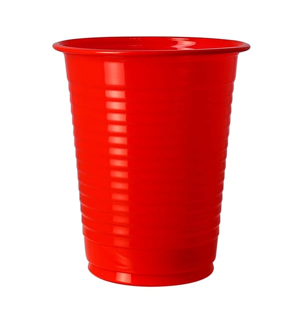 Vaso Almidón Maíz PLA Rojo 200ml (1500 Uds)