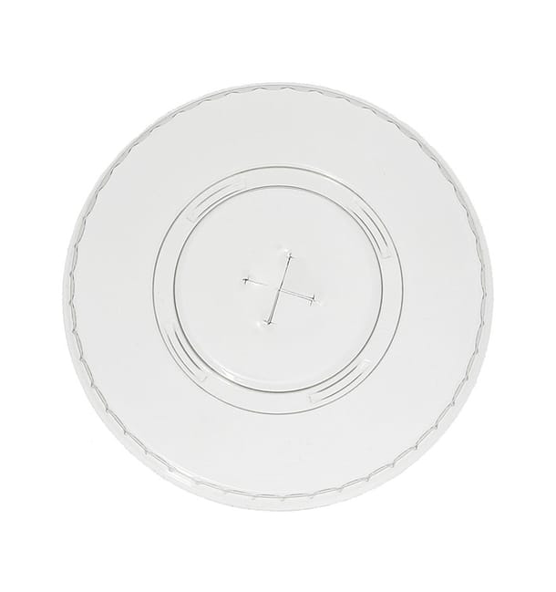 Tapa Plana con Cruz PET Cristal Ø7,8cm (50 Uds) Tapa Plana con Cruz PET Cristal Ø7,8cm (50 Uds)