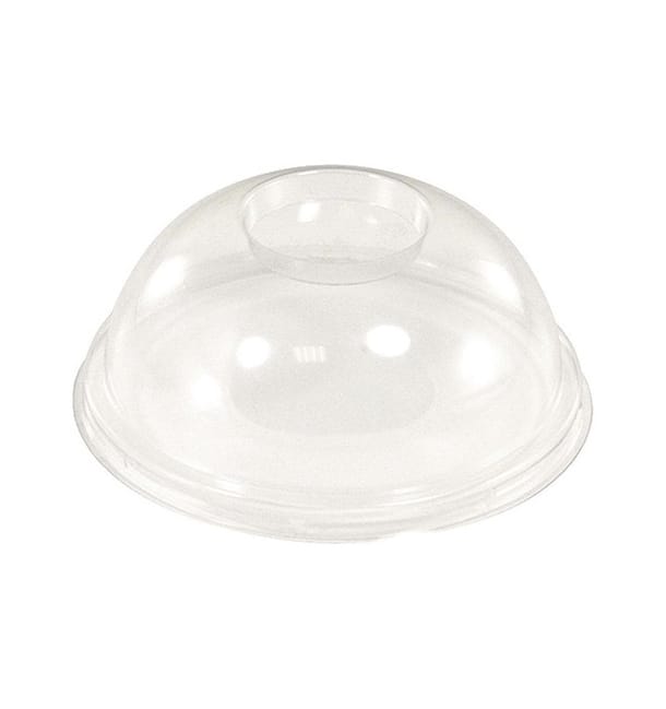 Tapa Cúpula Cerrada PLA Transp. Ø9,5cm (100 Uds) Tapa Cúpula Cerrada PLA Transp. Ø9,5cm (100 Uds)