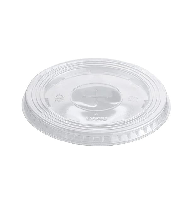Tapa Plana con Cruz PET Cristal Ø9,4cm (100 Uds) Tapa Plana con Cruz PET Cristal Ø9,4cm (100 Uds)