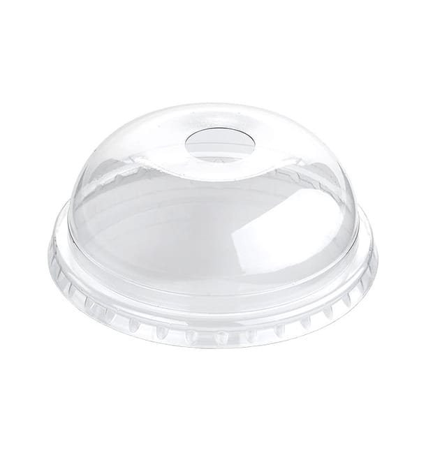 Tapa Cúpula Agujero PET Cristal Ø9,4cm (1000 Uds)