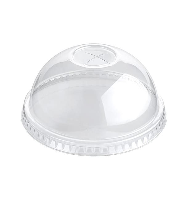 Tapa Cúpula con Cruz PET Cristal Ø9,4cm (100 Uds) Tapa Cúpula con Cruz PET Cristal Ø9,4cm (100 Uds)