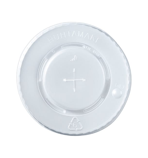 Tapa Plana Cruz PS para Vaso Cartón "Enjoy" Ø9,0cm (100 Uds) Tapa Plana Cruz PS para Vaso Cartón "Enjoy" Ø9,0cm (100 Uds)