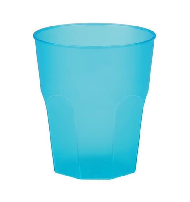 Vaso de Plastico "Frost" Turquesa PP 270ml (20 Uds) Vaso de Plastico "Frost" Turquesa PP 270ml (20 Uds)
