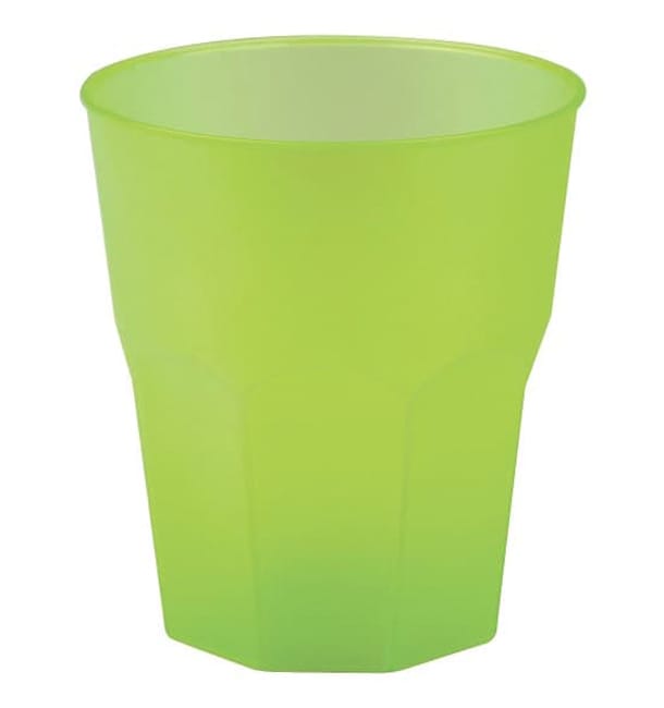 Vaso de Plastico "Frost" Verde Lima PP 270ml (20 Uds)