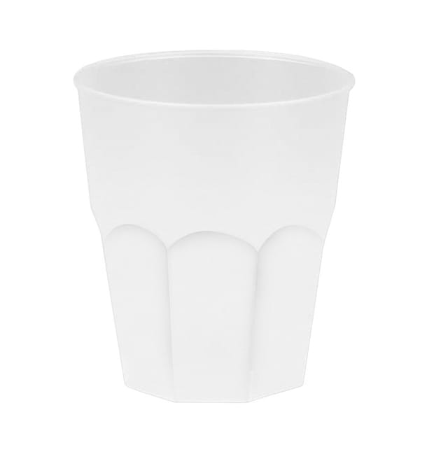 Vaso de Plastico "Frost" Blanco PP 270ml (20 Uds)